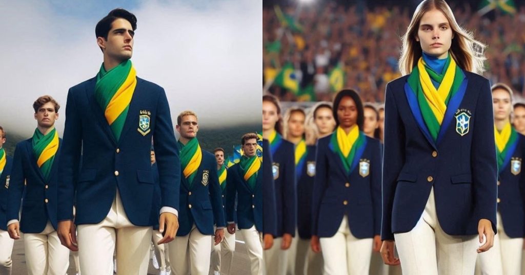 Uniforme do Brasil na Olímpiadas Uniforme do Brasil na Olímpiadas