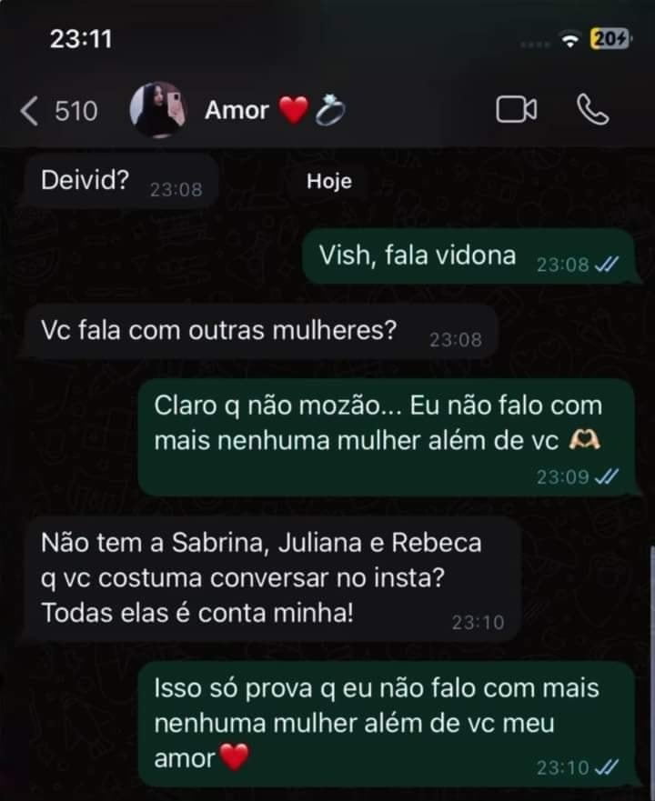 Você fala com outras mulheres? Você fala com outras mulheres?