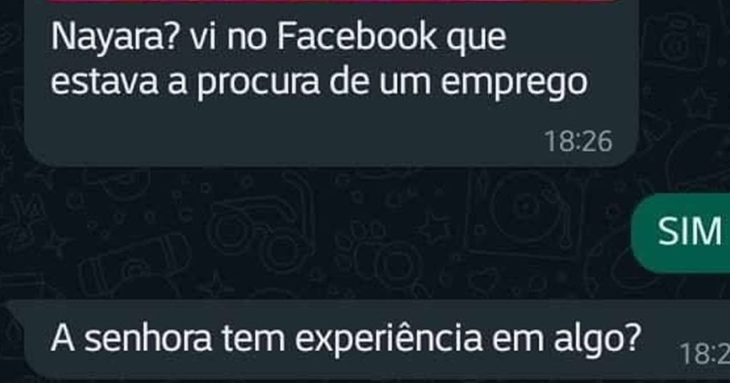 A busca por emprego A busca por emprego