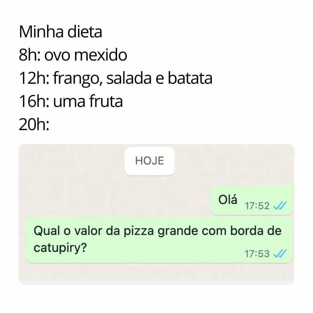 A dieta é uma verdadeira montanha-russa de emoções