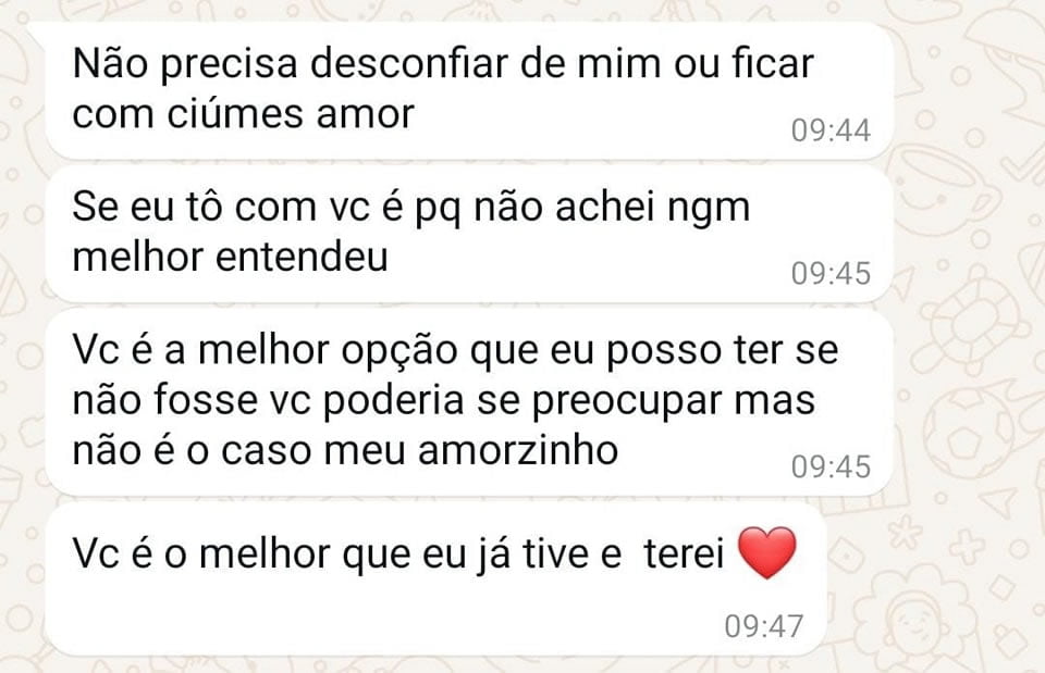 Essa conversa é um verdadeiro clássico das relações modernas Essa conversa é um verdadeiro clássico das relações modernas