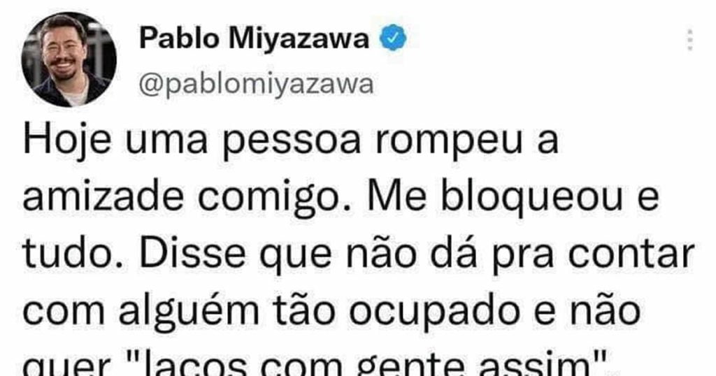 No Brasil, é quase uma arte perder amizade No Brasil, é quase uma arte perder amizade