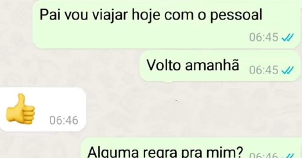 O pai, com toda a sabedoria do mundo O pai, com toda a sabedoria do mundo