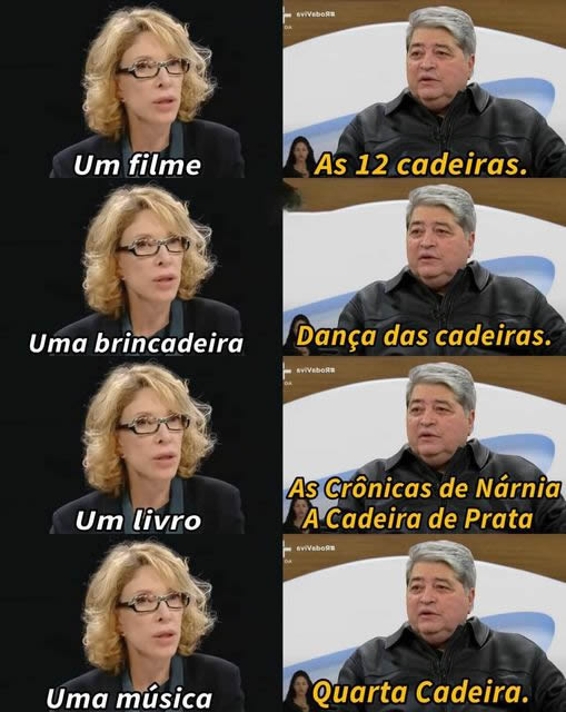 Ah, as cadeiras!