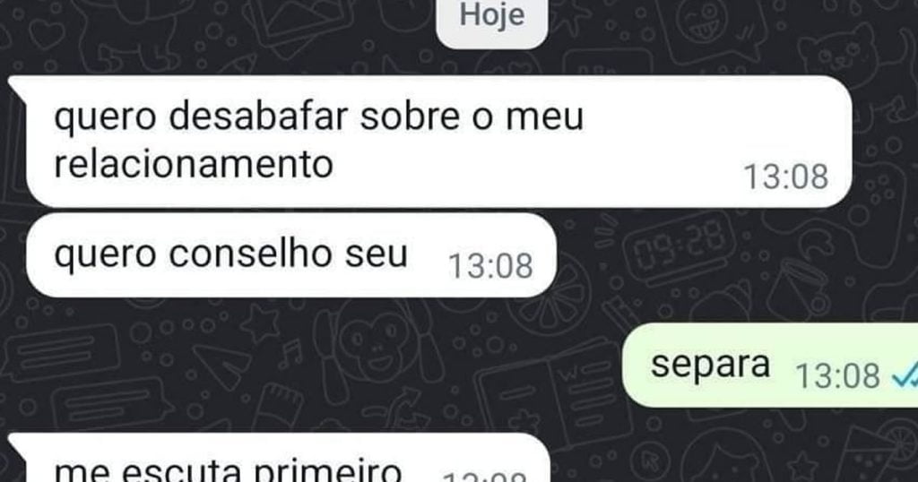 Desabafos e conselhos: O jogo da separação instantânea! Desabafos e conselhos: O jogo da separação instantânea!