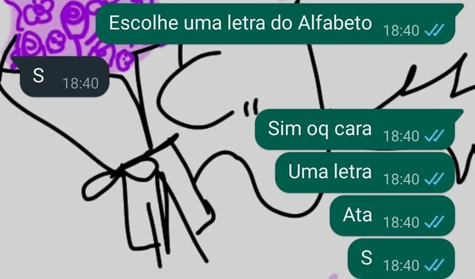 Escolhe uma letra do alfabeto