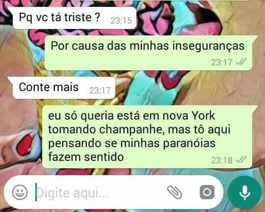 Essa conversa é um verdadeiro retrato da vida moderna!