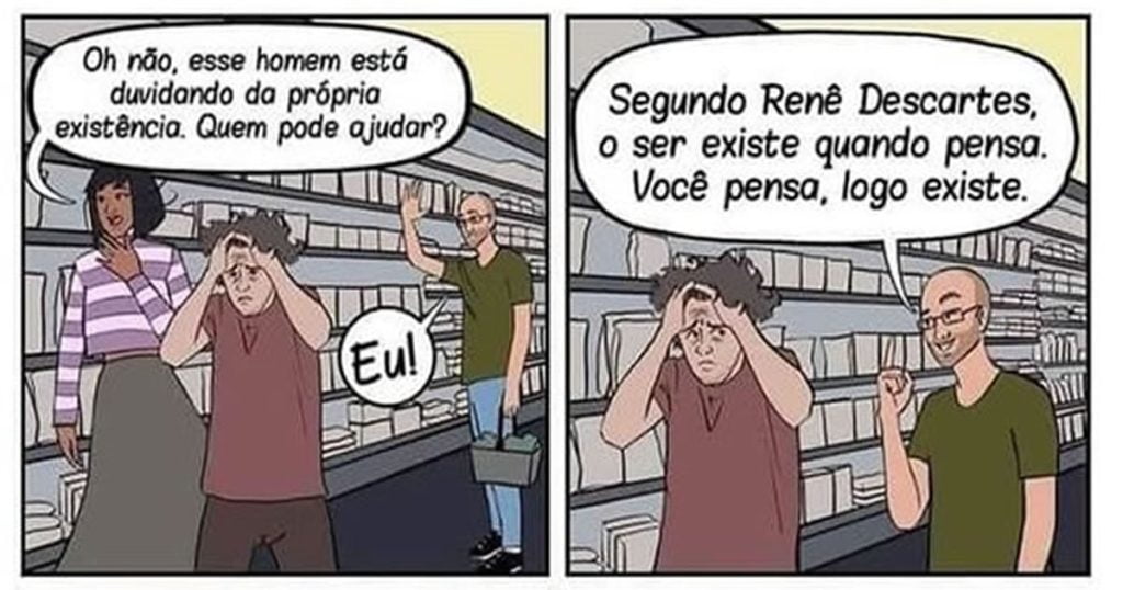 Nada como estar no meio de uma crise existencial