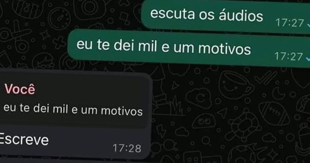 Os áudios no WhatsApp