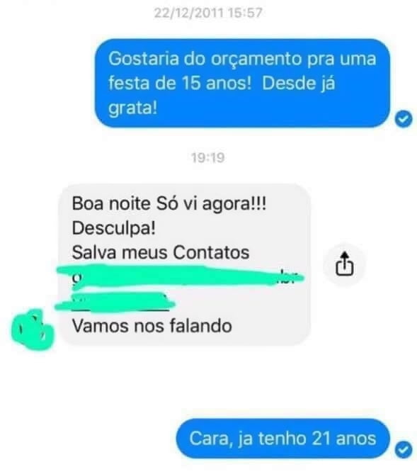 Quando o pedido de orçamento vira uma viagem no tempo!
