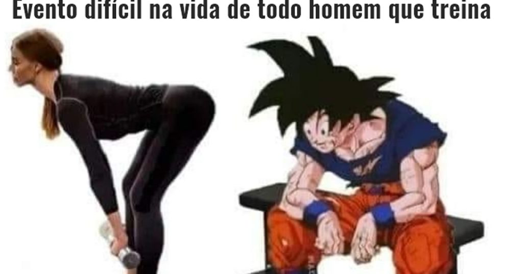 Sempre existem duas pessoas na academia