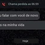 Uma declaração dramática digna de novela