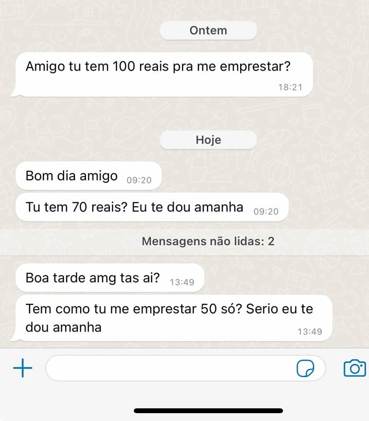 A incrível arte do pedir emprestado: Quanto menor o valor, maior a promessa!