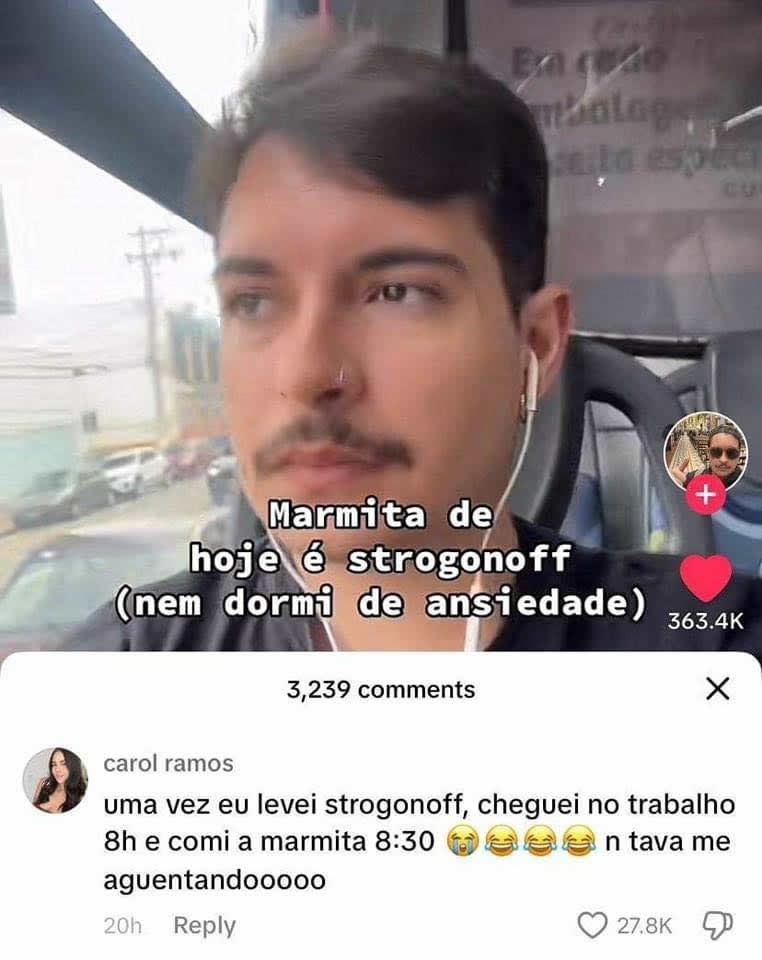 A marmita do estrogonofe: Uma odisseia matinal!