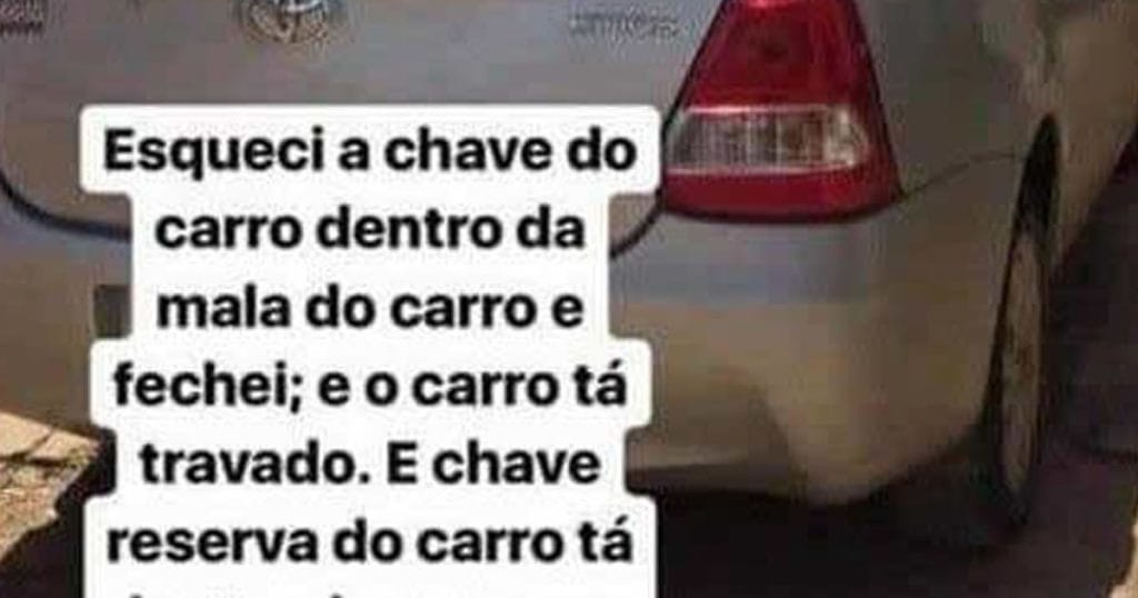 A saga da chave perdida: Quando trancar é o novo libertar!