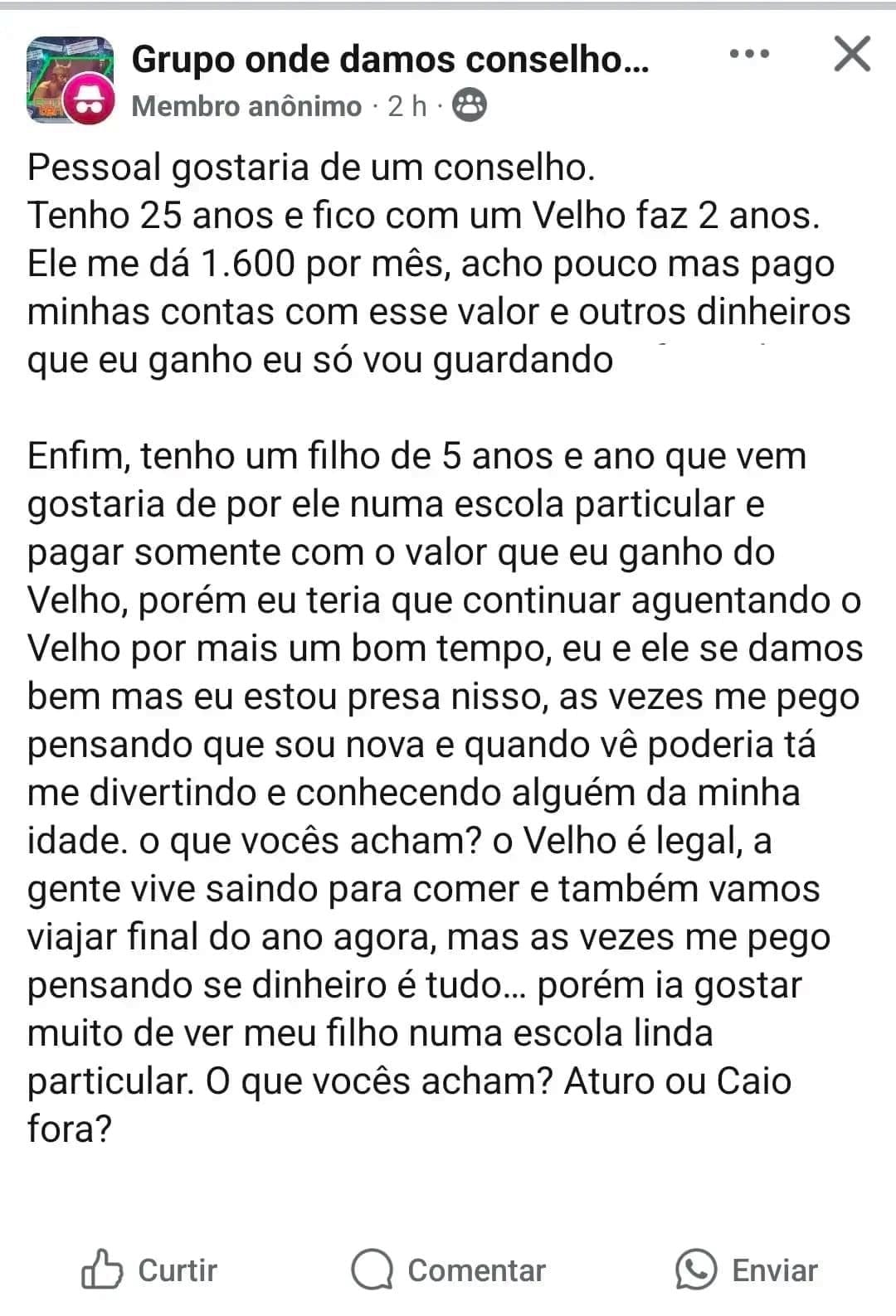 Amor, dinheiro e escolas particulares: O dilema do velho! Amor, dinheiro e escolas particulares: O dilema do velho!