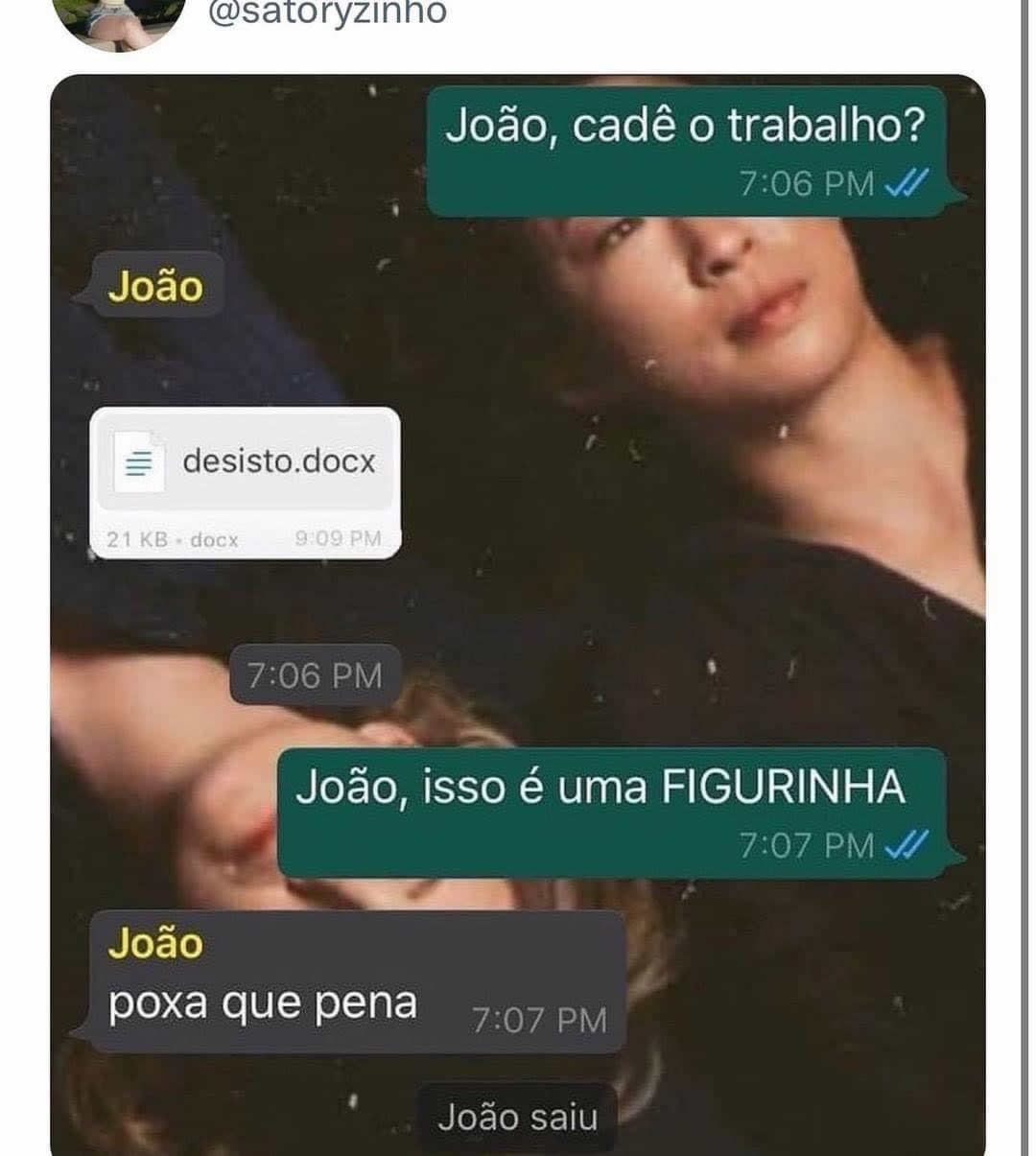 Decide jogar a toalha?