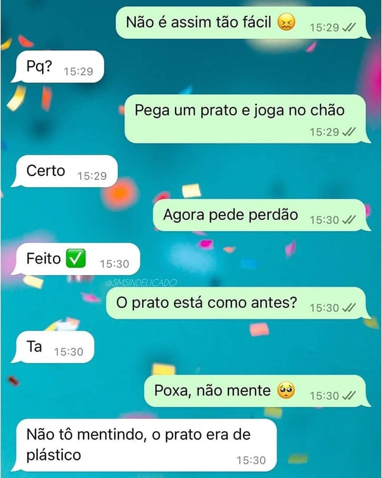 Desculpas e pratos: A comédia do dia a dia!