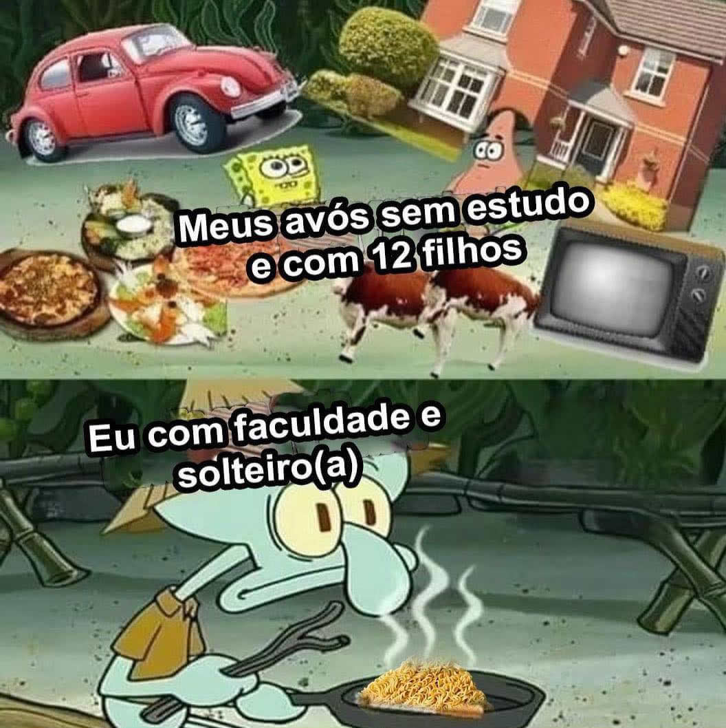 Estudo e solteirice: O macarrão instantâneo da vida moderna! Estudo e solteirice: O macarrão instantâneo da vida moderna!