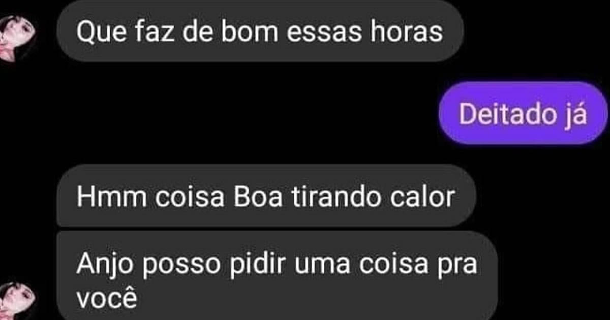 O clássico pedido de lanche na madrugada