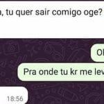 O romântico moderno: Ele pergunta pra onde quer ir, mas já tinha SEO SAB como destino