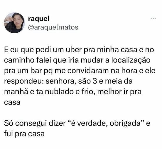 Quando o motorista de Uber é também seu conselheiro! Quando o motorista de Uber é também seu conselheiro!