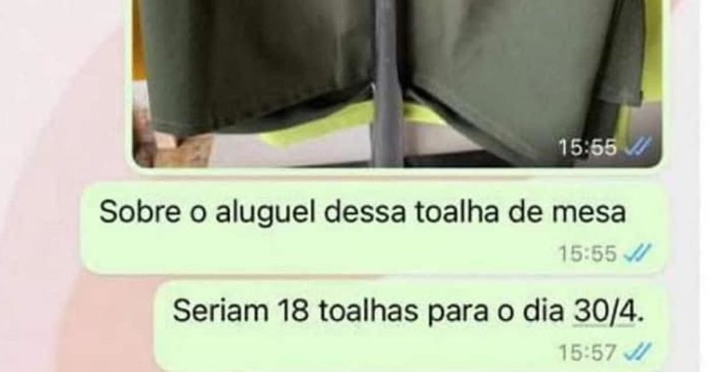 Toalhas de mesa e a arte da comunicação confusa!