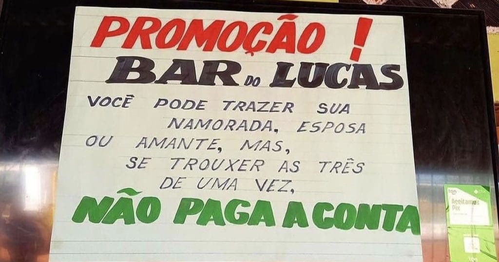 Um bar que, definitivamente, quer ver o circo pegar fogo