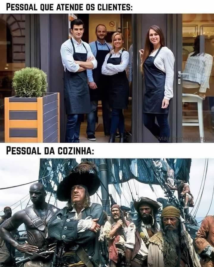 Universo paralelo que existe entre o salão e a cozinha de um restaurante Universo paralelo que existe entre o salão e a cozinha de um restaurante