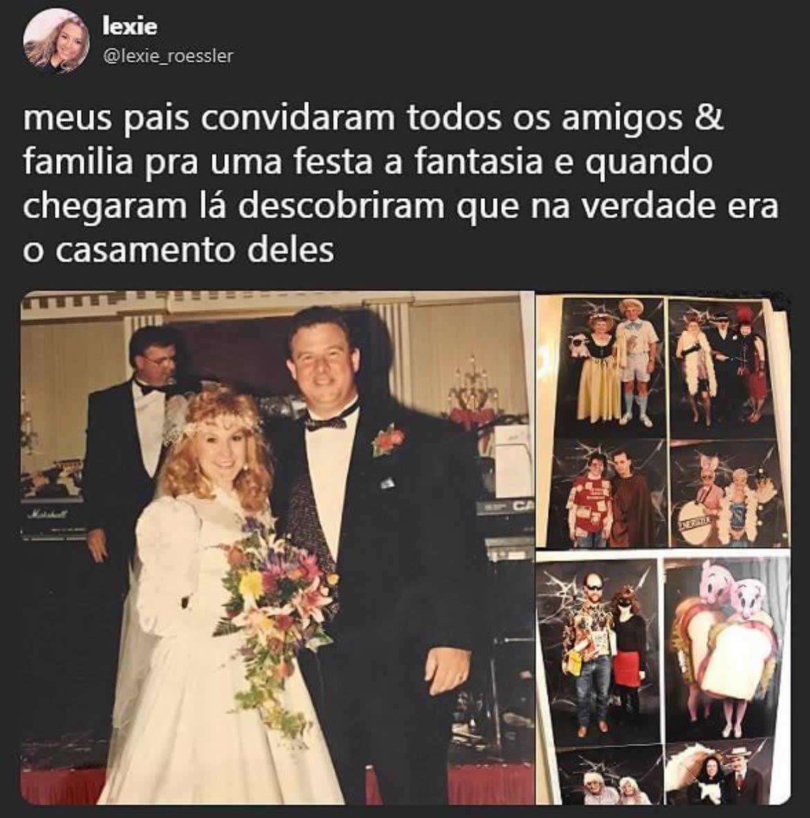 Quando a festa à fantasia vira casamento e você vai de Pikachu pra cerimônia Quando a festa à fantasia vira casamento e você vai de Pikachu pra cerimônia
