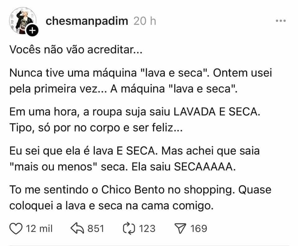 A revolução da lava e seca: Quando a roupa vira super-herói!
