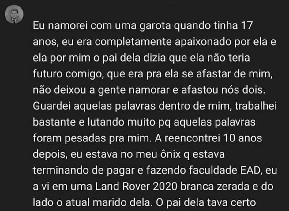 A vingança do sogro: Quando o Ônix quitado não bate de frente com a Land Rover do marido