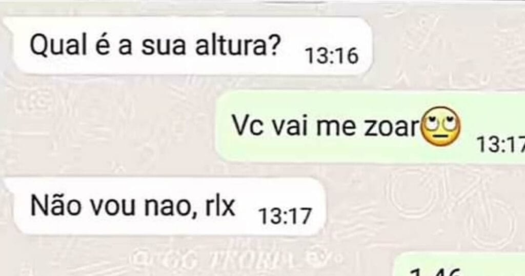 Altura é só um número, mas o amor é gigante! Altura é só um número, mas o amor é gigante!