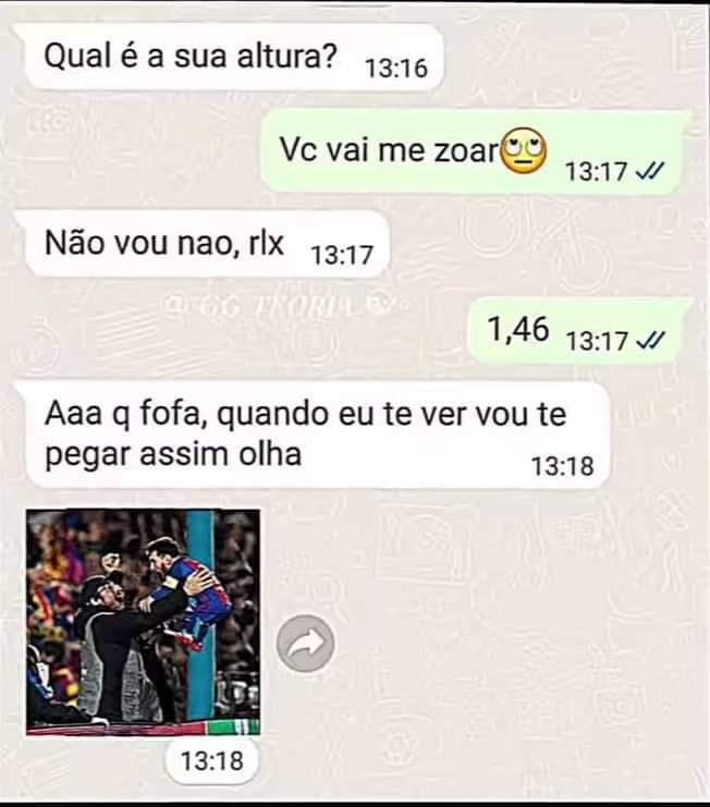 Altura é só um número, mas o amor é gigante! Altura é só um número, mas o amor é gigante!