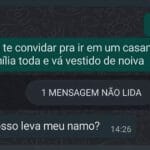Convites inusitados e respostas sinceras: Quando a seriedade vence o absurdo no WhatsApp