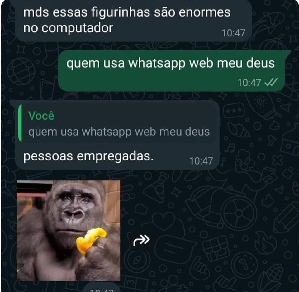 Figurinhas gigantes e a verdade sobre o WhatsApp web! Figurinhas gigantes e a verdade sobre o WhatsApp web!