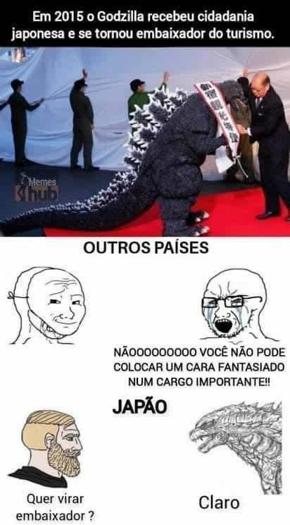 Godzilla embaixador? No Japão, até monstro ganha cidadania e cargo importante! Godzilla embaixador? No Japão, até monstro ganha cidadania e cargo importante!