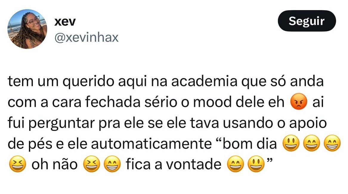 O durão da academia que sorri quando menos se espera: A amabilidade do brucutu! O durão da academia que sorri quando menos se espera: A amabilidade do brucutu!