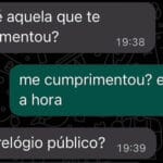 Perguntou as horas? Pode guardar esse relógio! Exclusividade no relacionamento!