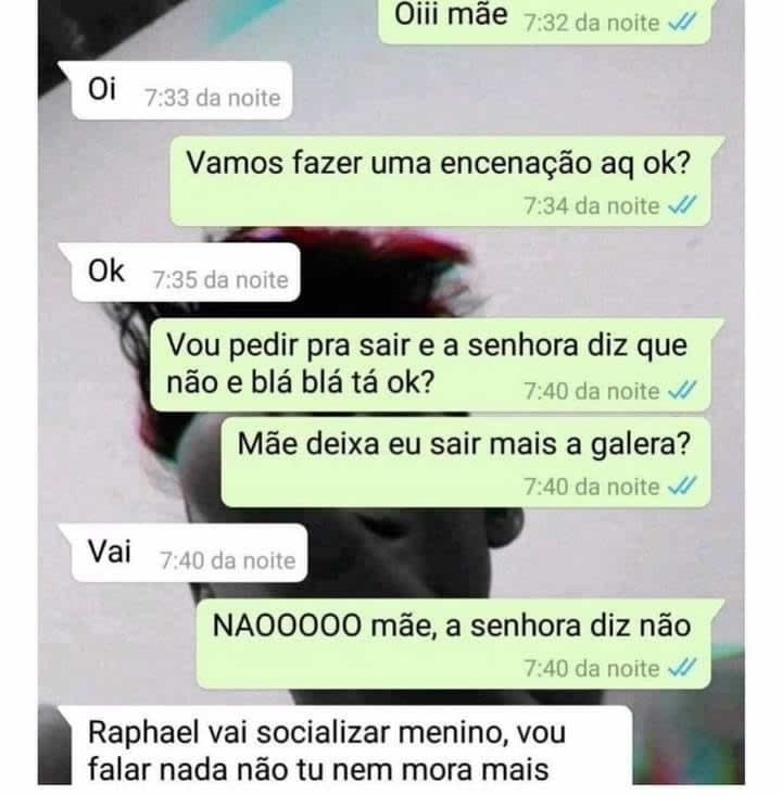 Quando a mãe é a diretora da sua vida social! Quando a mãe é a diretora da sua vida social!