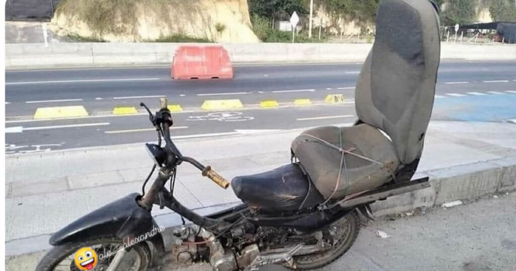 Quando a moto vira trono: O conforto da princesa no melhor estilo brasileiro!