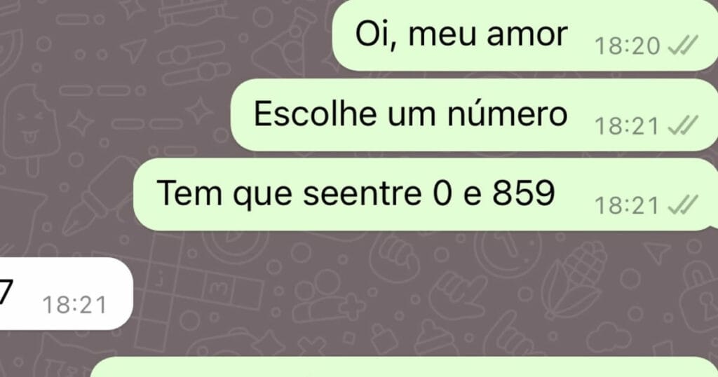 Quer presente? Escolhe um número e torce Quer presente? Escolhe um número e torce