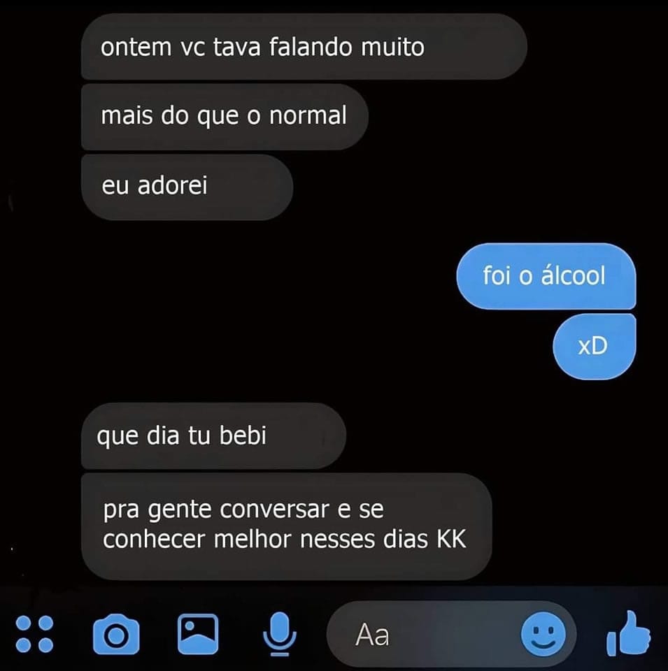 Álcool: O melhor amigo dos conversadores!