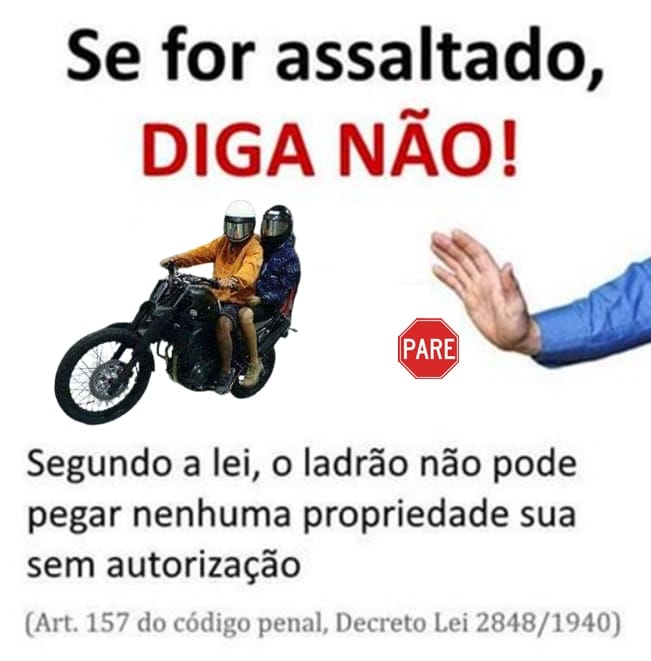 Diga não e seja educado: O novo guia do assalto!