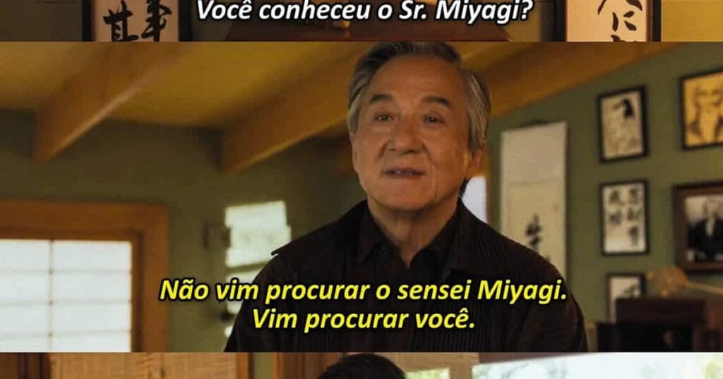 Quando dois mestres do karatê se encontram e o meme nasce na hora Quando dois mestres do karatê se encontram e o meme nasce na hora