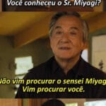 Quando dois mestres do karatê se encontram e o meme nasce na hora