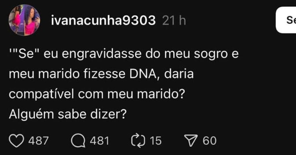 A dúvida genética que quebrou a internet (e talvez a família) A dúvida genética que quebrou a internet (e talvez a família)
