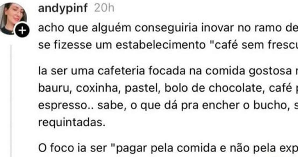 Café sem frescura: O revolucionário lugar onde coxinha é rainha e você não paga pela 'Experiência'! Café sem frescura: O revolucionário lugar onde coxinha é rainha e você não paga pela ‘Experiência’!