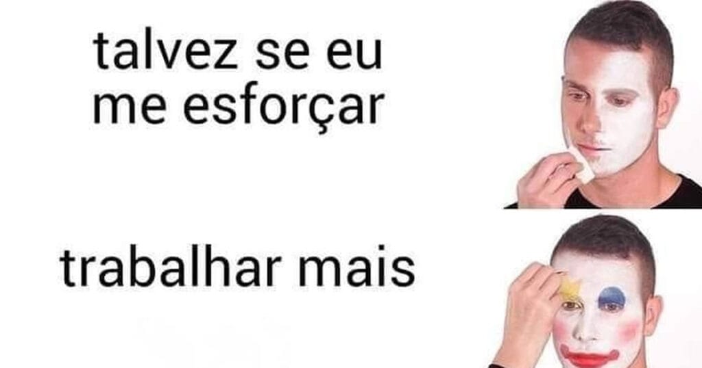 Esforço, suor e... um nariz de palhaço corporativo Esforço, suor e… um nariz de palhaço corporativo