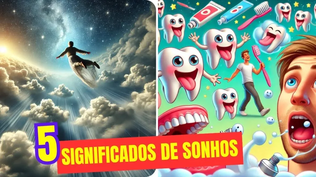 5 significados de sonhos mais estranhos e comuns ao mesmo tempo
